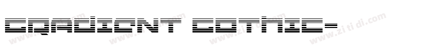 GRADIENT GOTHIC字体转换